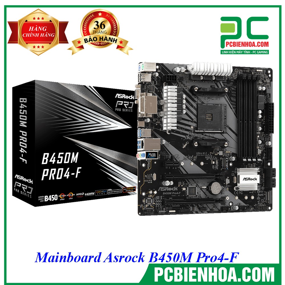 Mainboard Asrock B450M Pro4-F