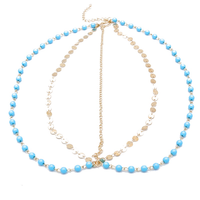 Trang sức trang trí trán đính đá phong cách bohemian thời trang thanh lịch đẹp mắt cho nữ