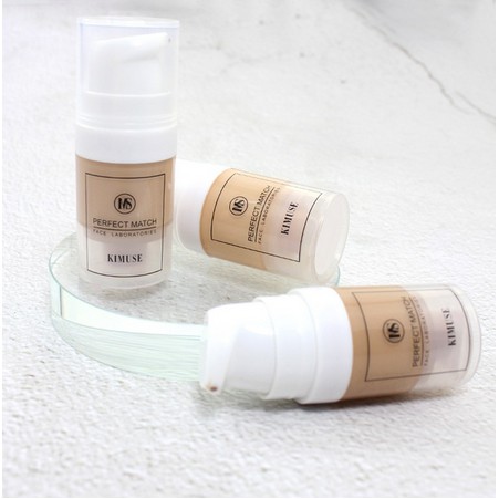 Kem che khuyết điểm dạng lỏng Kimuse-Ks901 dung tích 6ml che phủ toàn diện có 3 màu tùy chọn