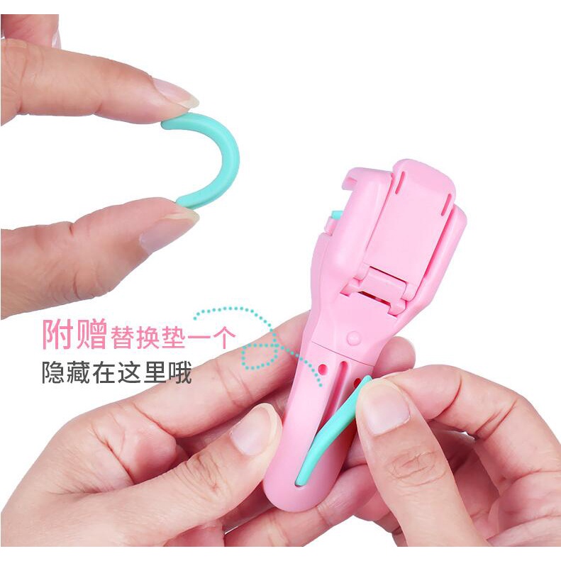 Kẹp Bấm Làm Cong Lông Mi Mini Bằng Silicone