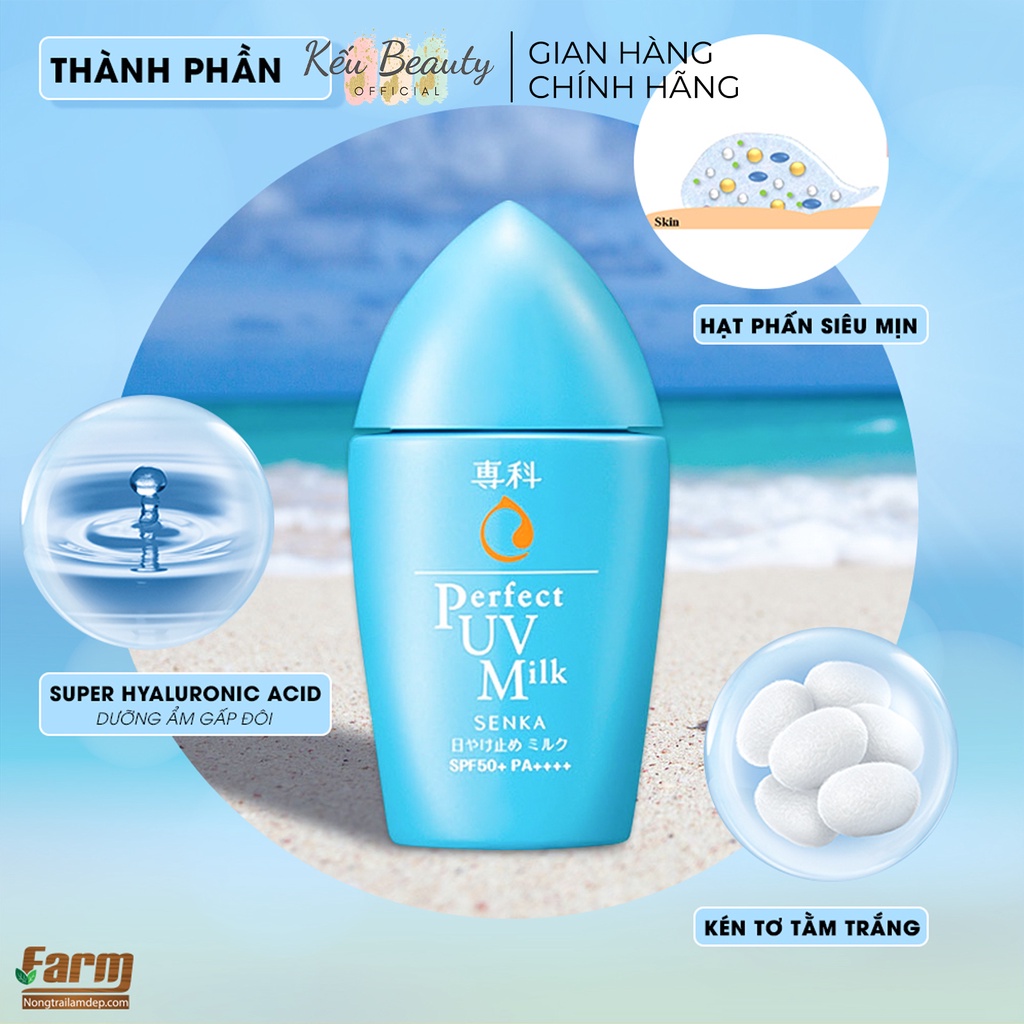 Kem Chống Nắng Dạng Sữa Senka Perfect UV Milk 40ml