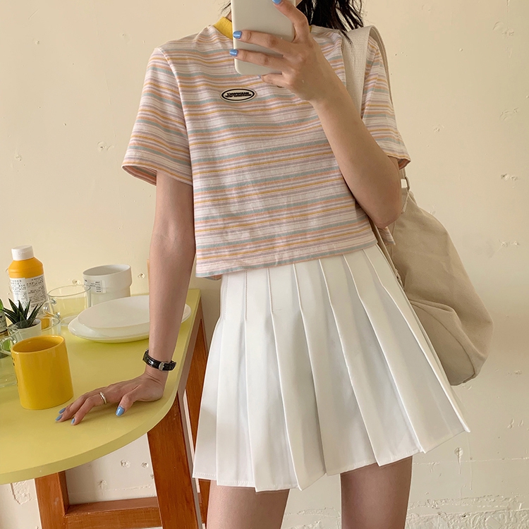 Chân Váy Chữ A Lưng Cao Xếp Ly Xinh Xắn Thời Trang Cho Nữ | BigBuy360 - bigbuy360.vn