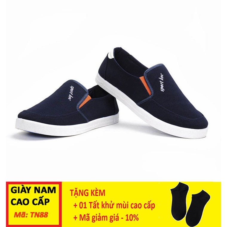 Giày Nam Cao Cấp 💖FREESHIP💖 Giày Slip on Phong Cách Thời Trang Hàn Quốc