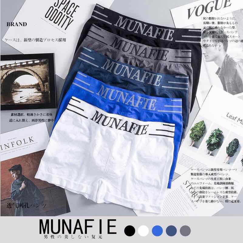 MUA 4 TẶNG 1 = 5 Quần Boxer MUNAFIE Cao cấp - Không đường may