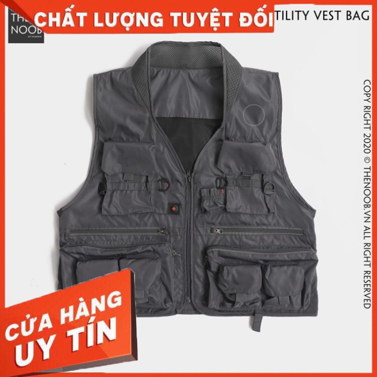 Áo Khoác Dạng Vest Đa Năng - Màu Ghi - 2020TC20 - Hàng nhập khẩu