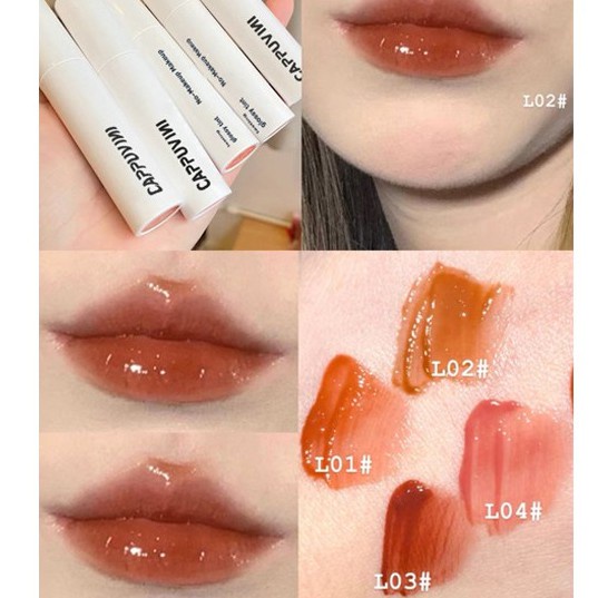 [Hàng mới về] Son bóng chất lượng cao dưỡng ẩm và giữ ấm dễ mang theo | BigBuy360 - bigbuy360.vn