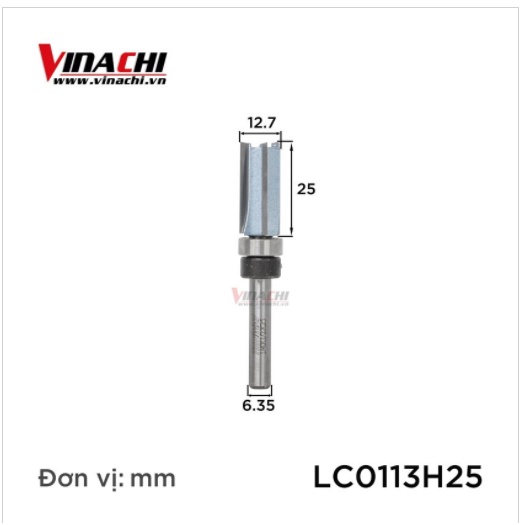 Mũi soi , mũi phay , gọt cạnh 3 cánh cốt mũi soi 6.35mm