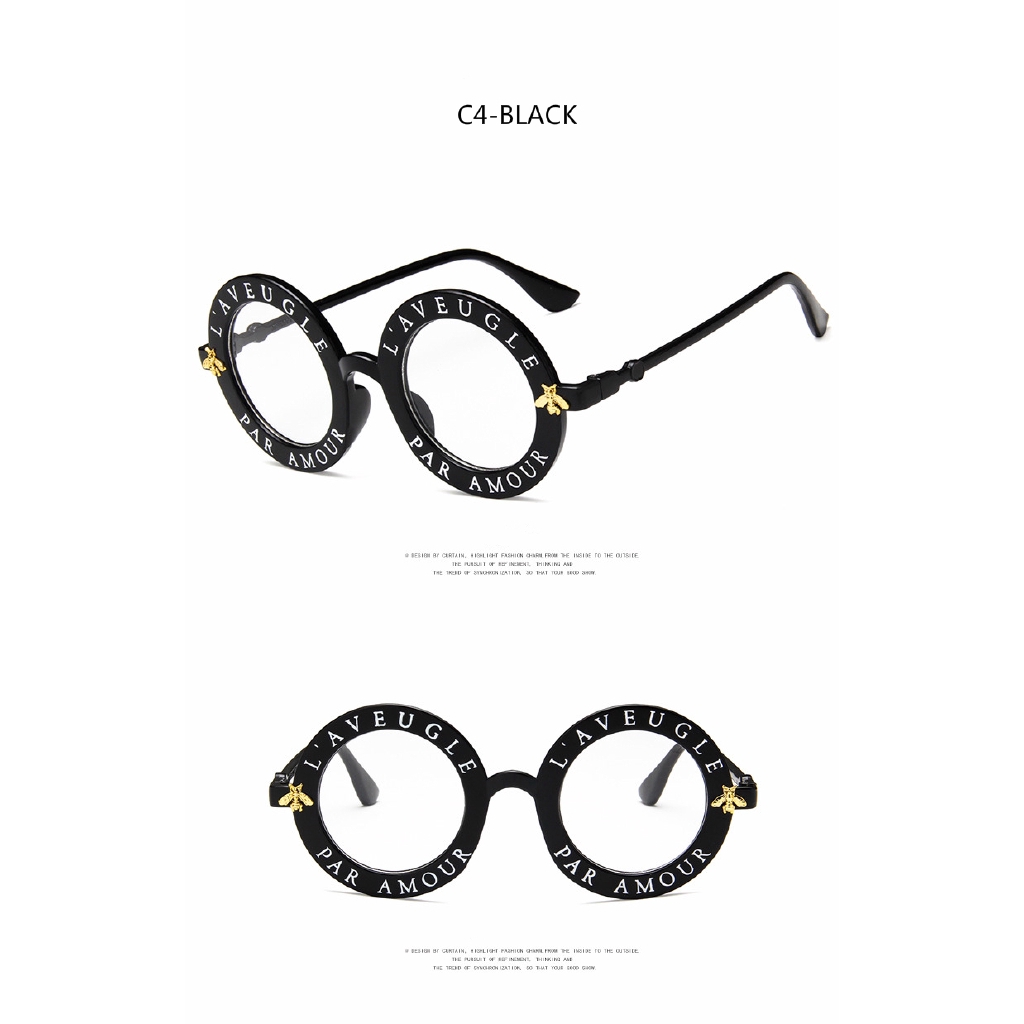 Kính Mát Gọng Tròn Phong Cách Retro