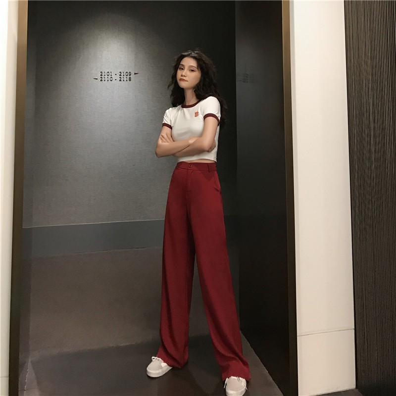 Quần tây suông eo chun mặt sau (Q70) – Hàng có sẵn