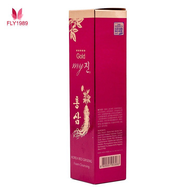 Sữa rửa mặt nhân sâm đỏ My Gold ⭐Sữa rửa mặt Chính Hãng Hàn Quốc⭐ RED GINGSENG