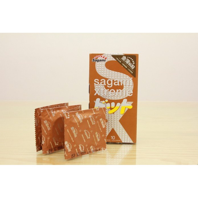 Bao cao su có gai Sagami Xtreme Feel Up 10 bao