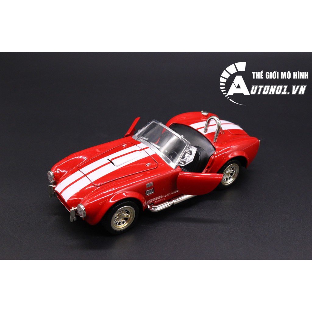 MÔ HÌNH XE SHELBY COBRA RED 1:26 MZ KHÔNG HỘP 1253