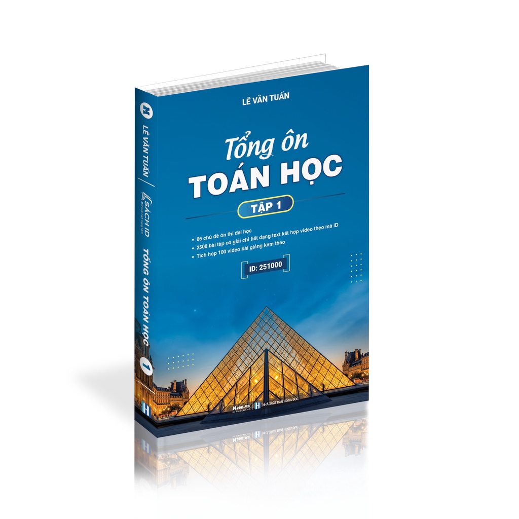 Combo 2 sách ID môn toán Tổng ôn toán học lớp 12 bản mới nhất 2023