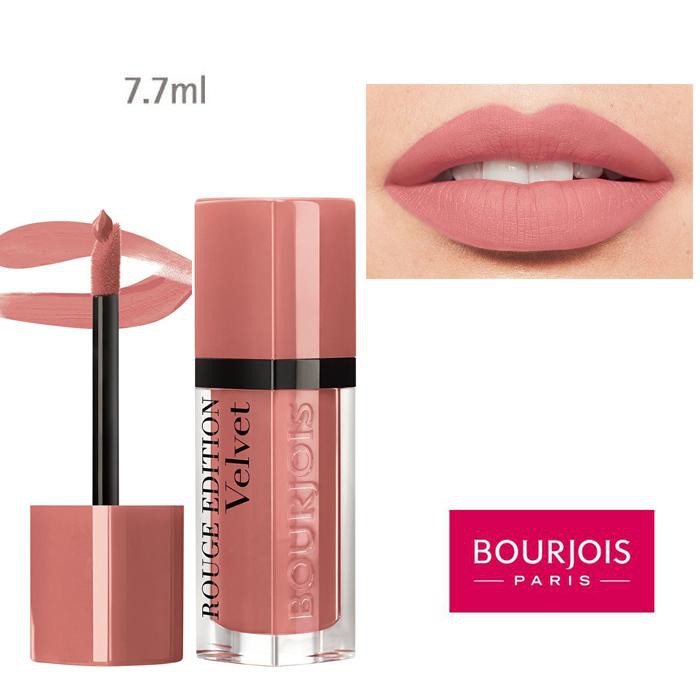 Kết quả hình ảnh cho BOURJOIS - Son kem lì Rouge Edition Velvet 28"