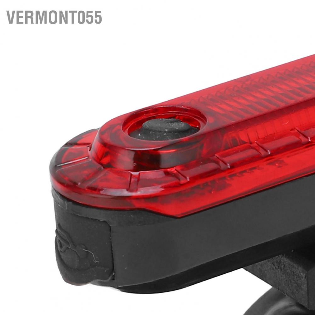 Hàng Hot Bộ đèn xe đạp có thể sạc lại USB Bộ đèn pha phía trước siêu sáng và đèn hậu phía sau Sạc bằng vỏ nhôm Hàng giao ngayVermont055