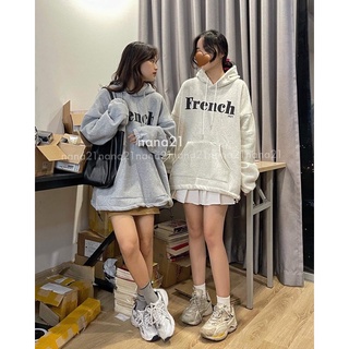 Áo nỉ có mũ Oversize chất đẹp 6 MÀU (ẢNH THẬT CỦA NANA21)