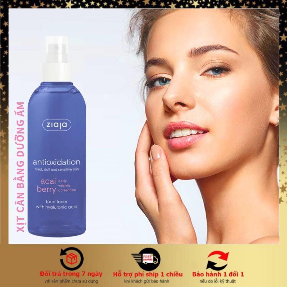 XỊT CÂN BẰNG DƯỠNG ẨM HYALURONIC CHỐNG OXY HÓA – ZIAJA – 200ML | BigBuy360 - bigbuy360.vn
