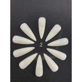 Móng úp form nhọn dài chuyên úp móng tay ( bán lẻ / gói 20 móng full size từ 0-9 )