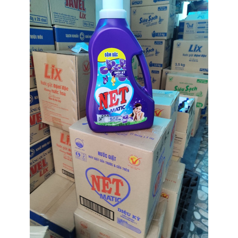 COMBO 3 CHAI Nước giặt NET Matic 3.6kg/chai