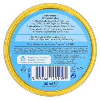 Kem trị hăm Penaten 150ml