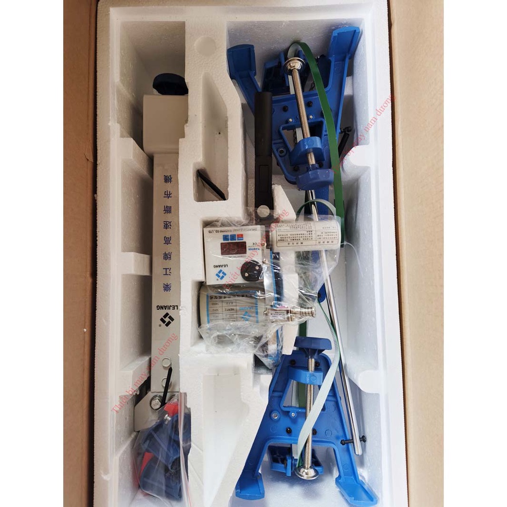 Máy cắt vải đầu bàn đồng hồ lớn LEJIANG 108 A chính hãng bảo hành 12 tháng ( nguyên bộ )