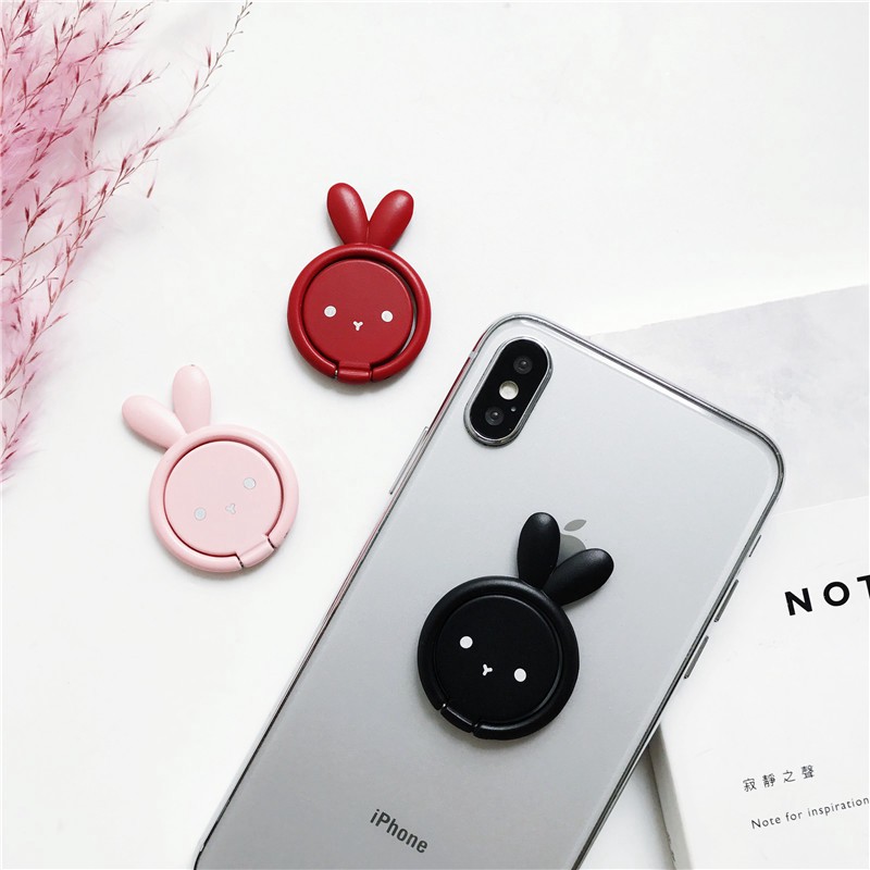 Nhẫn đỡ điện thoại hình chú thỏ đáng yêu