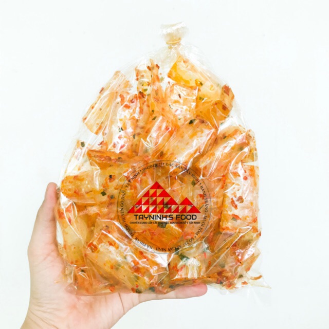 Bánh tráng cuộn trộn ruốt hành phi