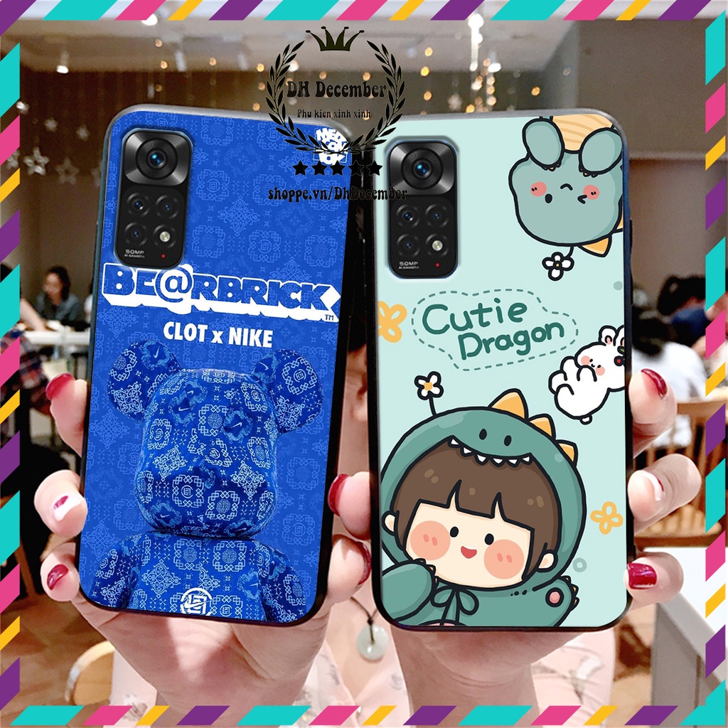 Ốp lưng Xiaomi REDMI NOTE 11S /  NOTE 11 4G /  NOTE 11 5G in hình 3D lucky, gấu Brick xinh xắn - KHÔNG NÊN BỎ LỠ