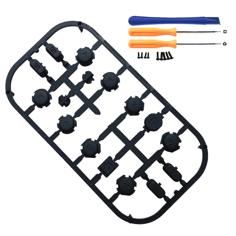 Bộ 16 Nút Bấm Thay Thế Cho Tay Cầm Chơi Game Switch Pro ABXY SR SL L R