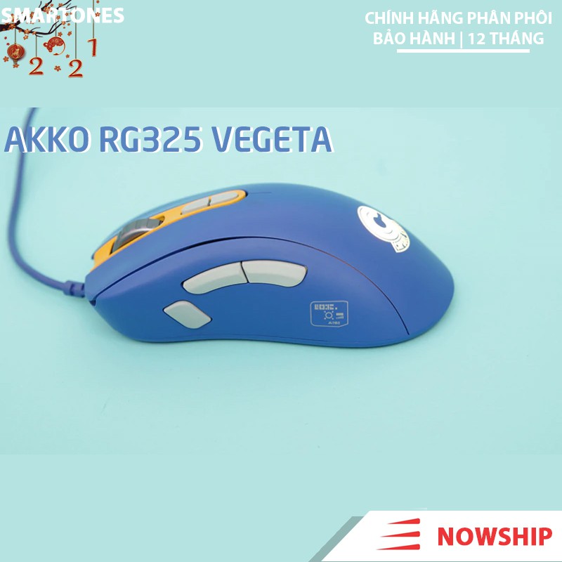 Chuột chơi game AKKO RG325 Dragon Ball Z Mắt đọc PWM3325 Switch Omron (50 triệu lần nhấn)