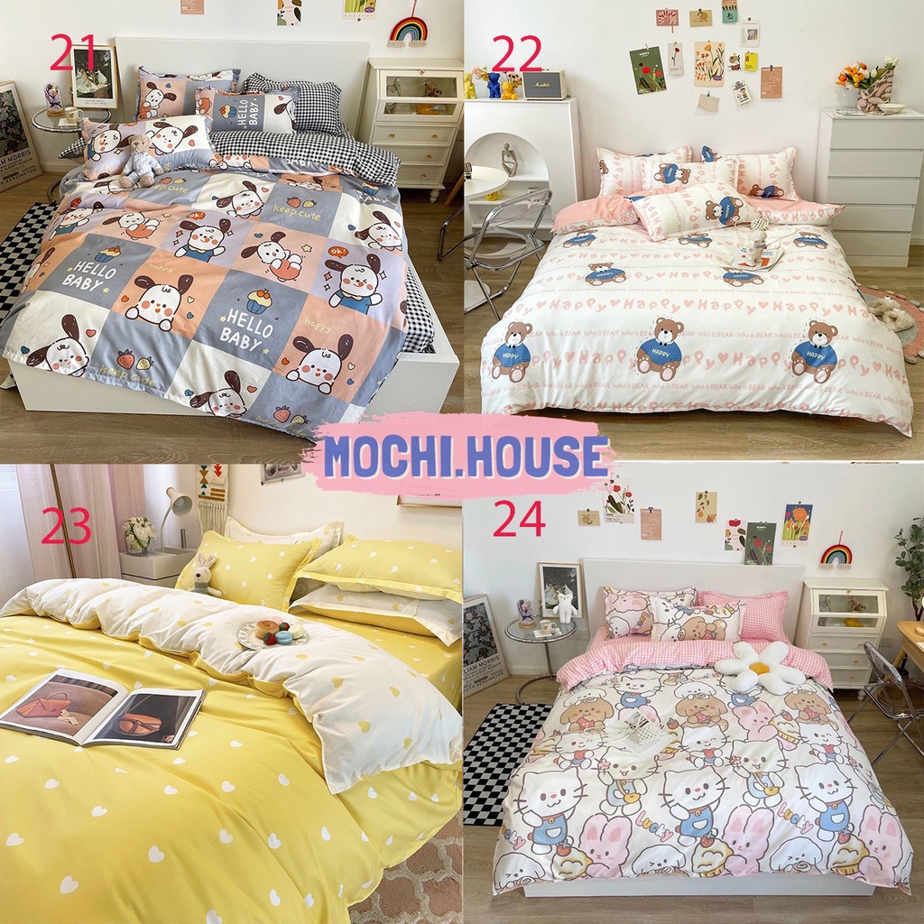 [DÀNH CHO NỆM CAO] SET CHĂN GA GỐI POLY COTTON NHIỀU MẪU MỚI NHẤT, GA GIƯỜNG ĐẸP | BigBuy360 - bigbuy360.vn