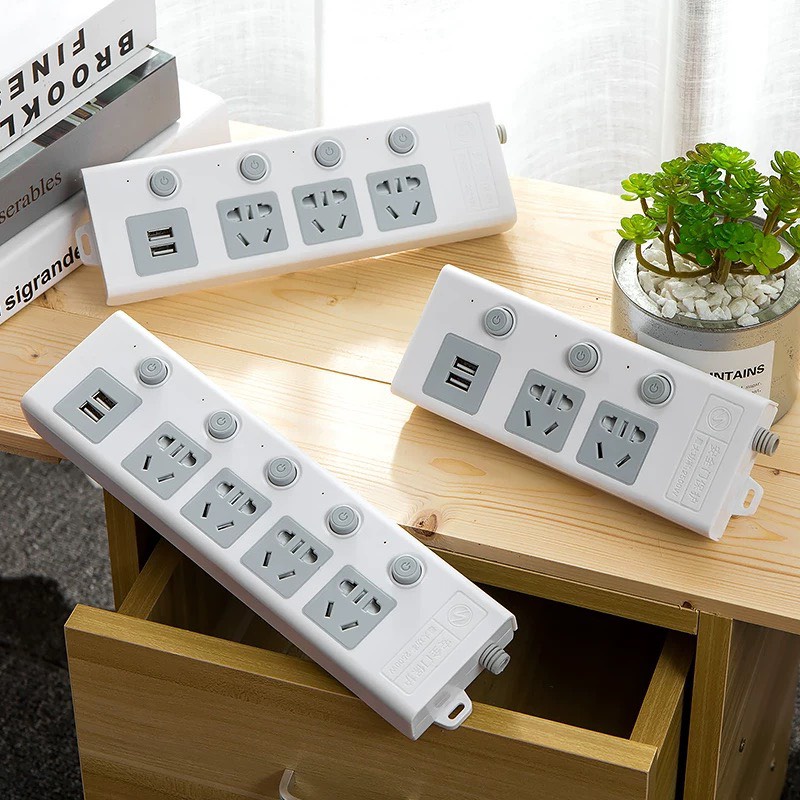 Ổ Cắm Điện Thông Minh Đa Năng Cổng Sạc USB Cao Cấp, An Toàn Chịu Tải Tốt