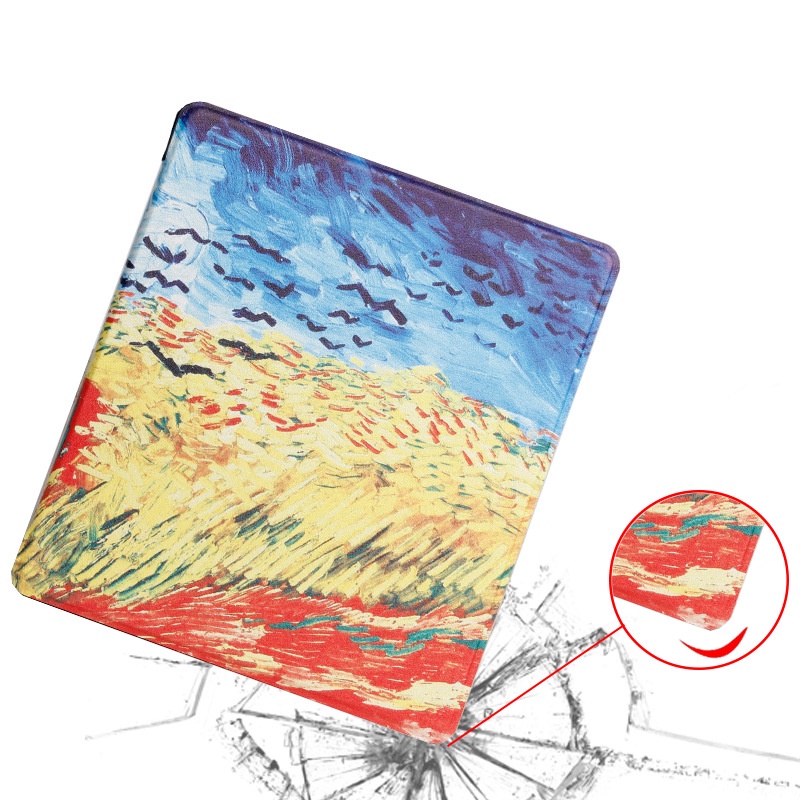 Bao Da Cover Kindle Oasis 2/3, Case Trơn/Hoạ Tiết