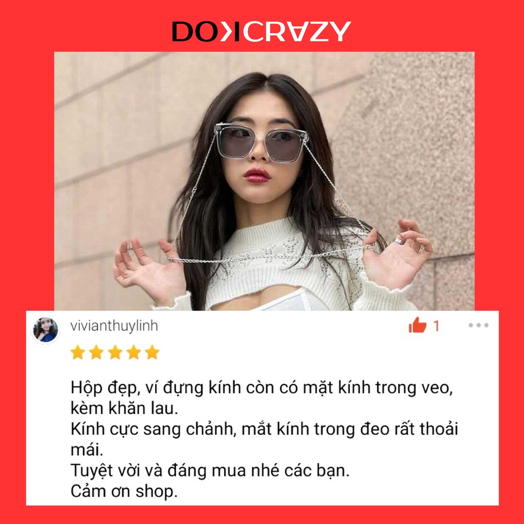 Kính mát thời trang DOKCRAZY ORAN cao cấp hot trend phù hợp nhiều dáng mặt chất liệu cao cấp