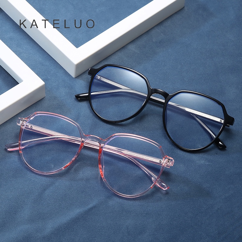 Mắt kính Kateluo CJ8818 bảo vệ mắt chống ánh sáng xanh gọng vuông thời trang