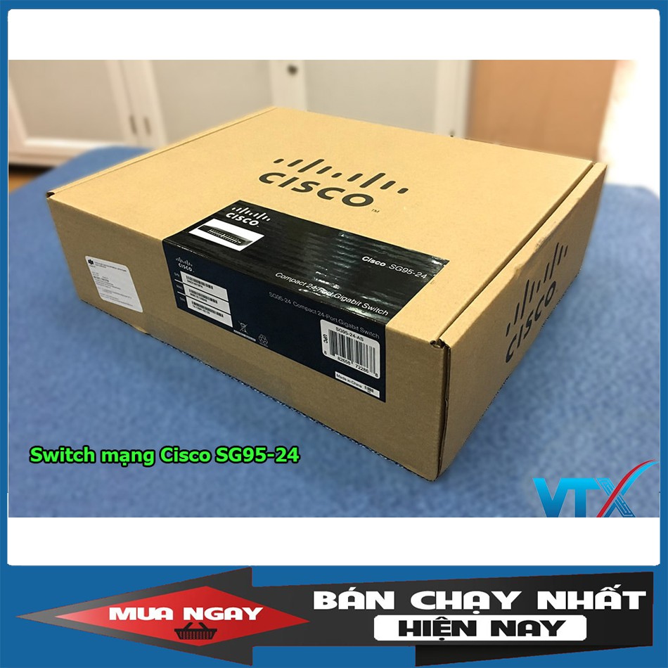 Switch chia mạng Cisco SG95-24 24 port Gigabit