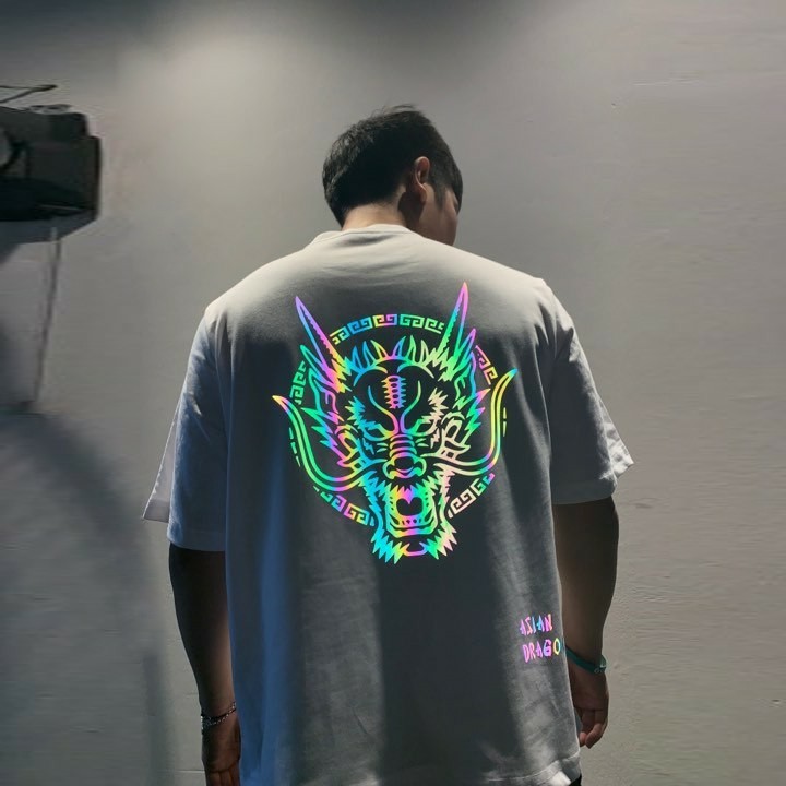 Áo thun Stee Phản quang 7 màu ASIAN DRAGON Unisex