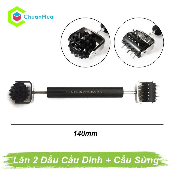 Bộ Dụng Cụ Diện Chẩn Gia Đình - 13 Món (Dò Day, Lăn Gai Đôi, Lăn Đinh Đôi Lớn Nhỏ, Cào Lớn, Búa, Trái Cầu Gai,....)