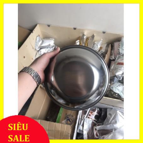 Bát inox rửa mặt dùng trong spa, size 22cm