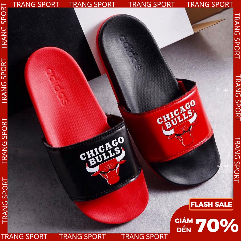 Dép adidas quai ngang Plus Chicago cực êm với thiết kế hơi #ngầu cho ae