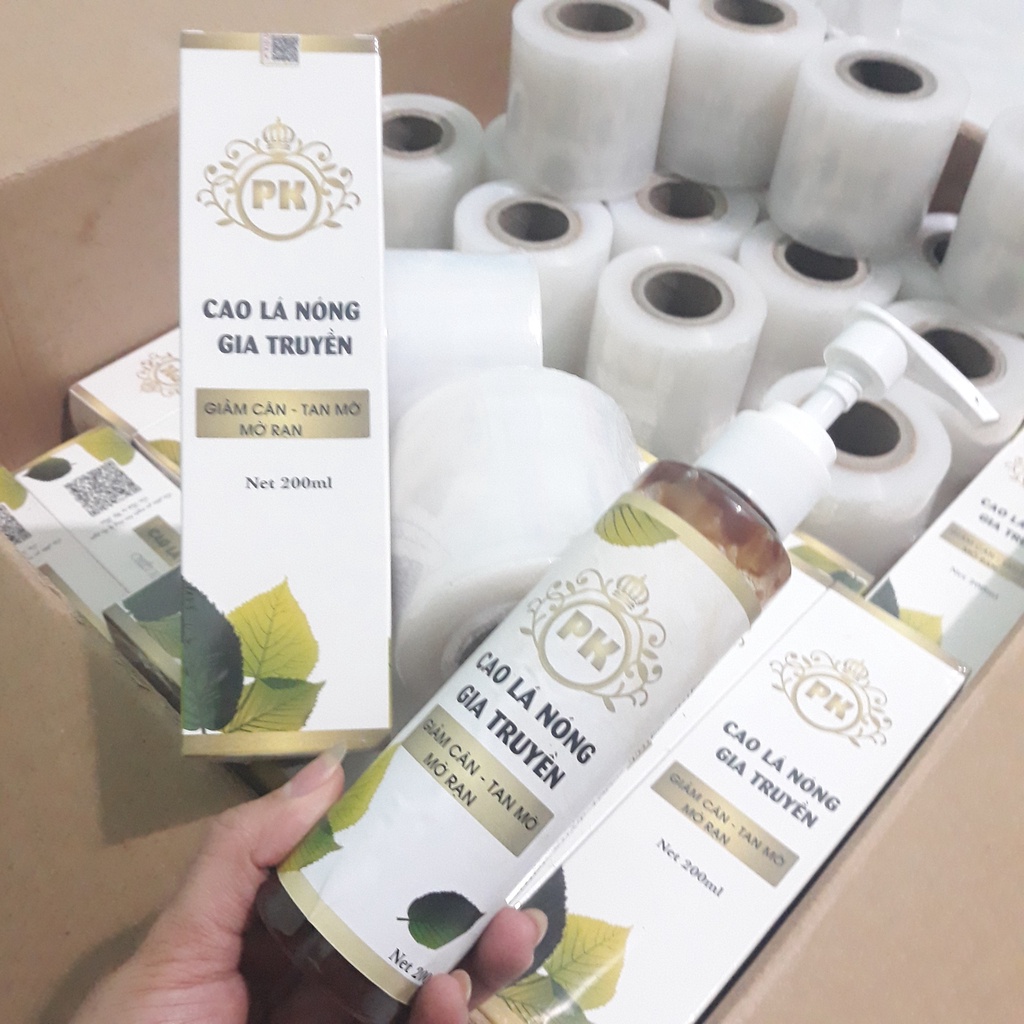 Kem tan mỡ giảm cân mờ rạn Cao lá nóng gia truyền PK săn chắc da(tặng kèm cuộn mủ quấn )