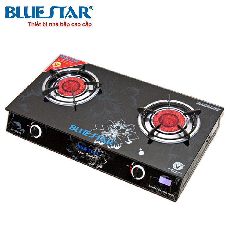 Bếp gas hồng ngoại Bluestar NG-5790BC (Vân hoa), Đánh lửa Magneto 2 vòng lửa