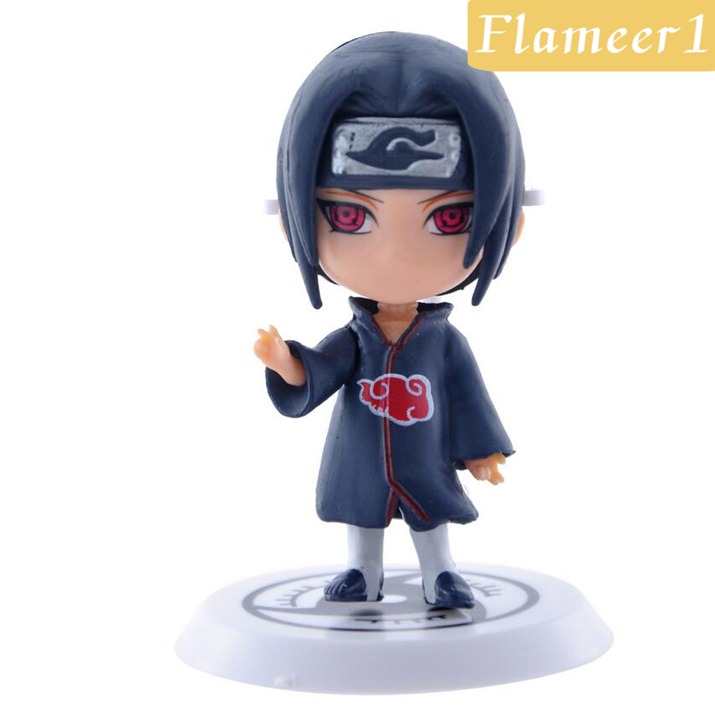 Set 1 / 6 Mô Hình Đồ Chơi Nhân Vật Trong Phim Hoạt Hình Naruto 7cm