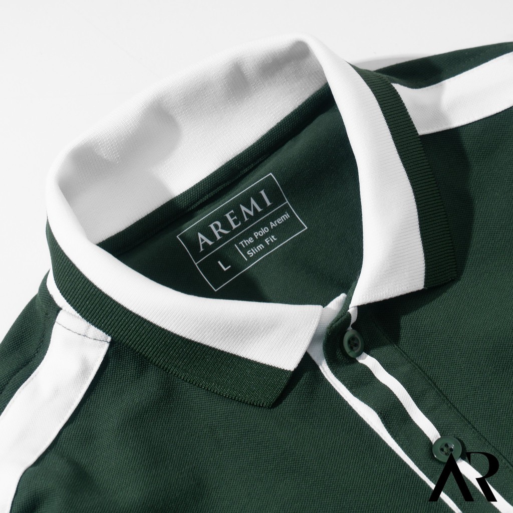 Áo polo nam cổ trụ, thun Phối vai cao cấp from chuẩn, thiết kế phong cách sang trọng,AREMI ARPL65 | BigBuy360 - bigbuy360.vn