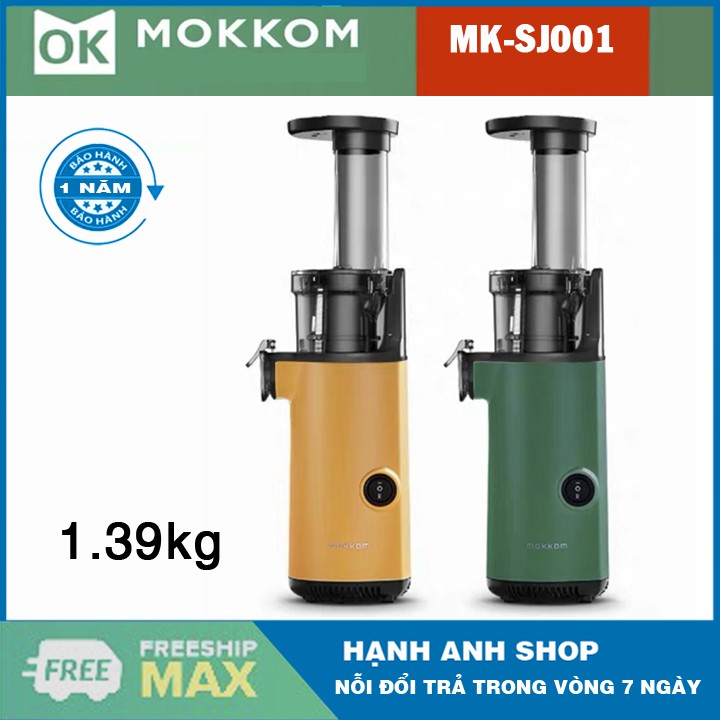 [ Hàng Nội Địa ] MÁY ÉP CHẬM MOKKOM MK-SJ001 - Máy siêu nhỏ gọn - Bảo hành 12 tháng