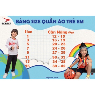 Bộ Thể Thao Trẻ Em Beyono Sky Fly