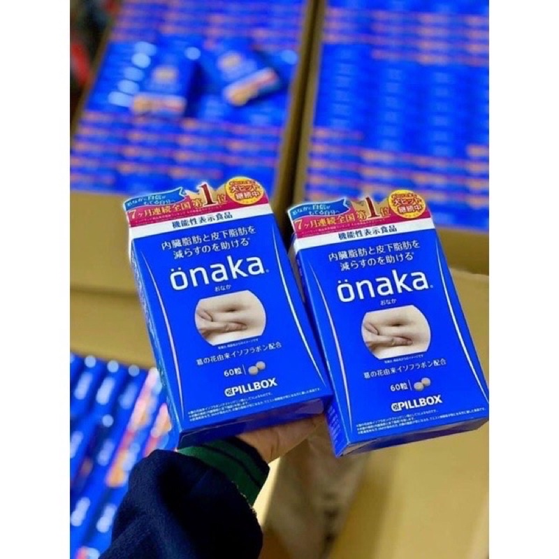Viên uống giảm mỡ bụng Onaka 60 viên Nhật Bản