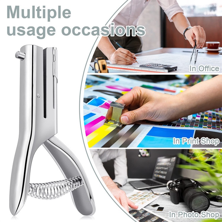 Kìm Bấm Lỗ Tròn Bằng Kim Loại 3mm / 6mm Cho Thẻ ID / Huy Hiệu