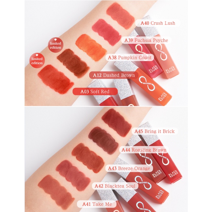 Son Kem Lì Black Rouge Air Fit Vevet Tint Ver 8 The Crystal