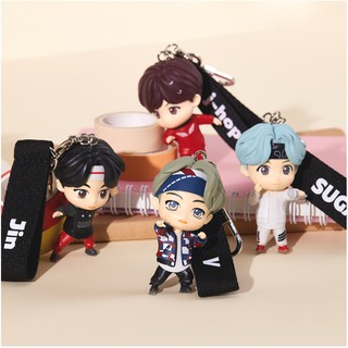 [Korea] BTS (Bangtan boys) Figure Key Ring, TinyTan, idol figure, Official, Original, Authentic, đồ bts, mô hình pop, mô hình, đồ chơi pop, đồ chơi hình, đồ dancer, Kpop, Bag Accessory, Korean idol, HYBE(BigHit Entertainment), DISCOUNT